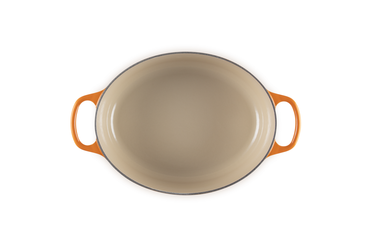 Le Creuset Signature 27cm Cast Iron Oval Casserole - Volcanic | 21178270902430