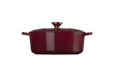 Le Creuset Signature 27cm Cast Iron Oval Casserole - Garnet | 21178279494441