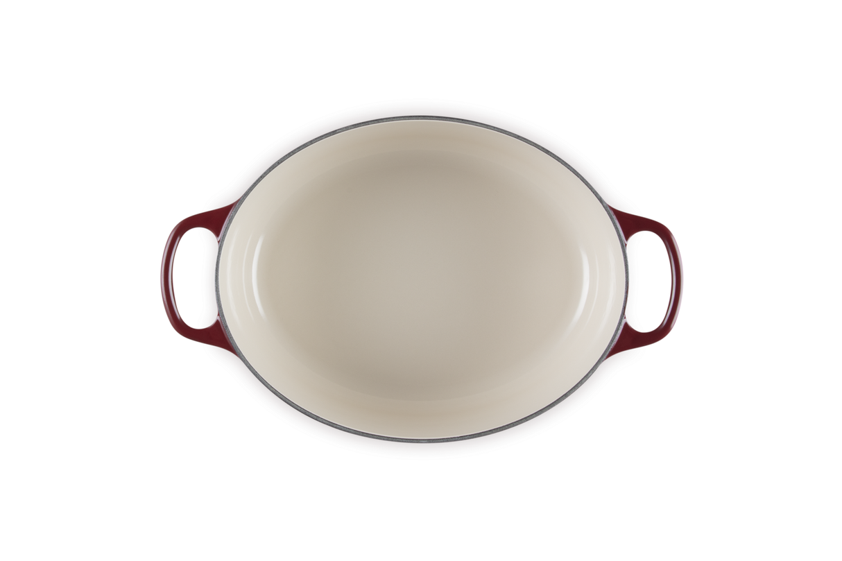 Le Creuset Signature 27cm Cast Iron Oval Casserole - Garnet | 21178279494441