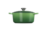 Le Creuset Signature 24cm Cast Iron Round Casserole - Bamboo Green | 21177244082430