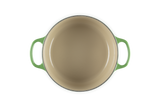 Le Creuset Signature 24cm Cast Iron Round Casserole - Bamboo Green | 21177244082430