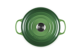 Le Creuset Signature 24cm Cast Iron Round Casserole - Bamboo Green | 21177244082430