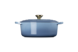 Le Creuset Signature 27cm Cast Iron Oval Casserole - Chambray | 21178274344441