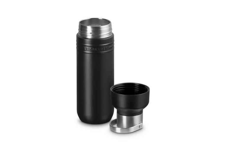 Le Creuset 500ml Insulated On the Go Bottle - Satin Black | 41066280000001