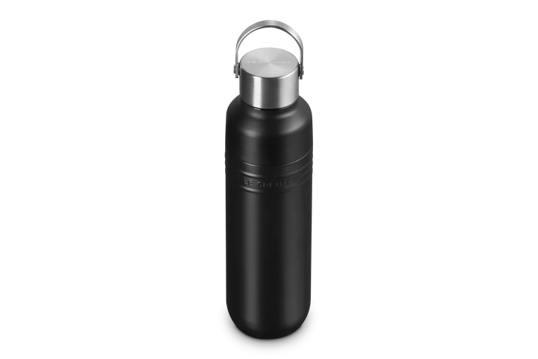 Le Creuset 500ml Insulated On the Go Bottle - Satin Black | 41066280000001