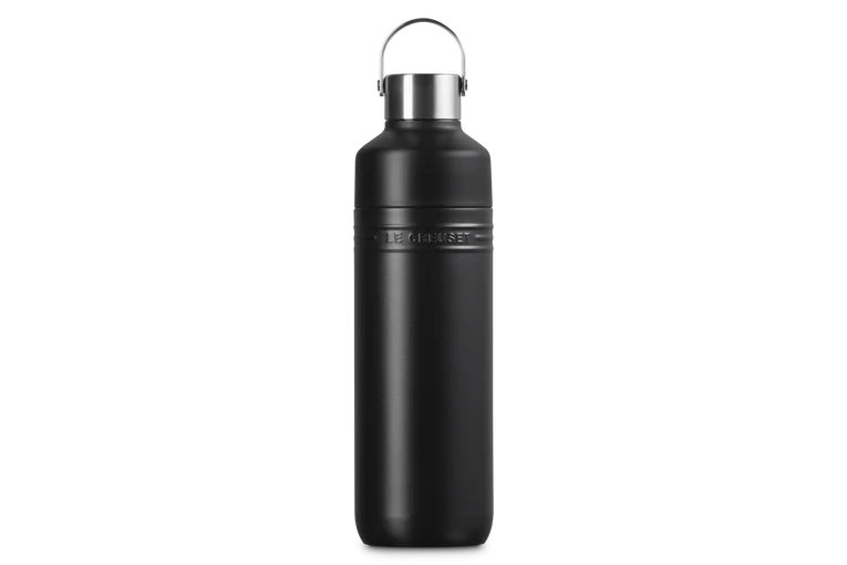 Le Creuset 1L Insulated On the Go Bottle - Satin Black | 41066330000001