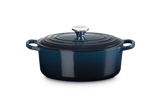 Le Creuset Signature 29cm Cast Iron Oval Casserole - Nuit | 21178291294475