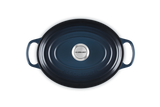 Le Creuset Signature 29cm Cast Iron Oval Casserole - Nuit | 21178291294475