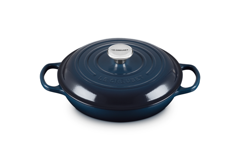 Le Creuset Signature 26cm Cast Iron Shallow Casserole - Nuit | 21180261294475