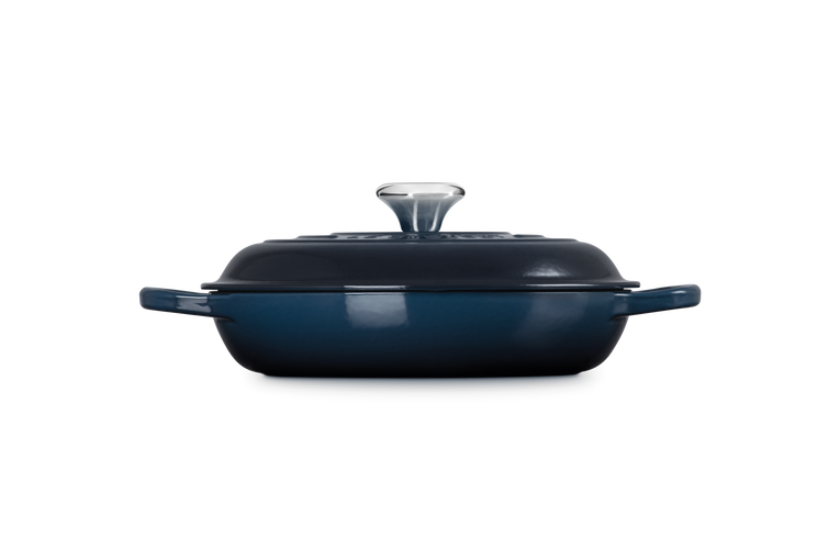 Le Creuset Signature 26cm Cast Iron Shallow Casserole - Nuit | 21180261294475