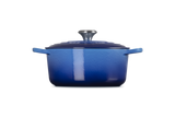 Le Creuset Signature 24cm Cast Iron Round Casserole - Azure | 21177242202430