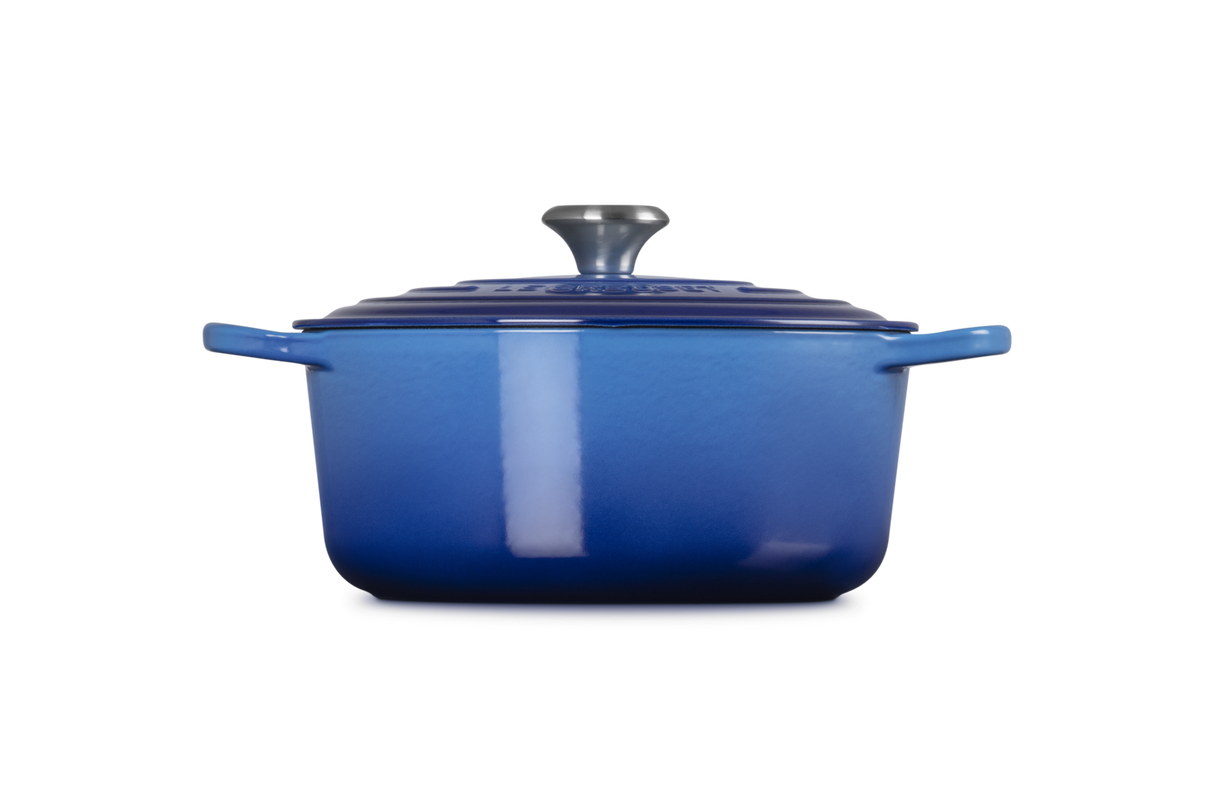 Le Creuset Signature 26cm Cast Iron Round Casserole - Azure | 21177262202430