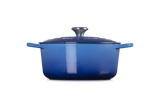 Le Creuset Signature 26cm Cast Iron Round Casserole - Azure | 21177262202430