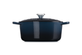 Le Creuset Signature 28cm Cast Iron Round Casserole - Nuit | 21177281294475