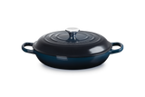 Le Creuset Signature 30cm Cast Iron Shallow Casserole - Nuit | 21180301294475