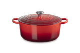 Le Creuset Signature 28cm Cast Iron Round Casserole - Cerise | 21177280602430