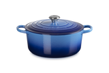 Le Creuset Signature 28cm Cast Iron Round Casserole - Azure | 21177282202430
