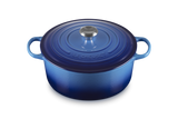 Le Creuset Signature 28cm Cast Iron Round Casserole - Azure | 21177282202430