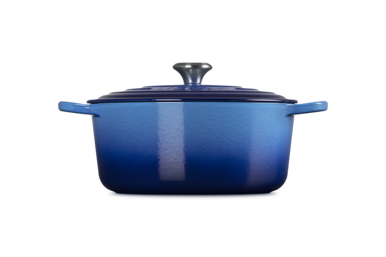 Le Creuset Signature 28cm Cast Iron Round Casserole - Azure | 21177282202430