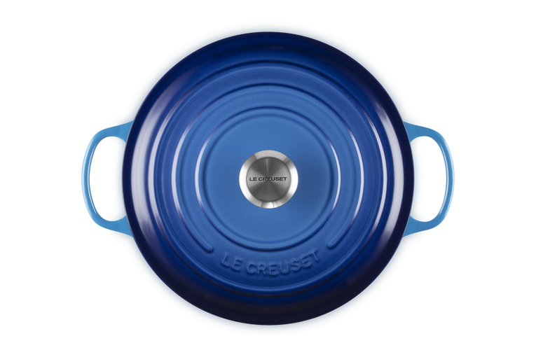Le Creuset Signature 28cm Cast Iron Round Casserole - Azure | 21177282202430