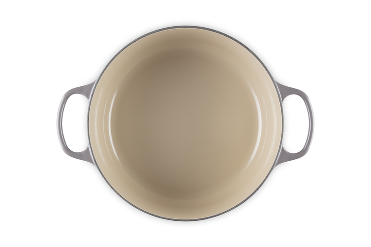 Le Creuset Signature 28cm Cast Iron Round Casserole - Flint | 21177284442430