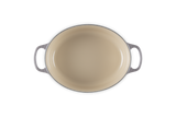 Le Creuset Signature 27cm Cast Iron Oval Casserole - Flint | 21178274442430