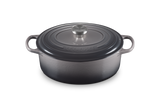 Le Creuset Signature 29cm Cast Iron Oval Casserole - Flint | 21178294442430