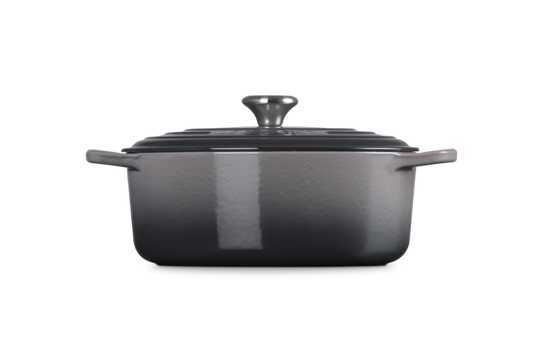 Le Creuset Signature 29cm Cast Iron Oval Casserole - Flint | 21178294442430