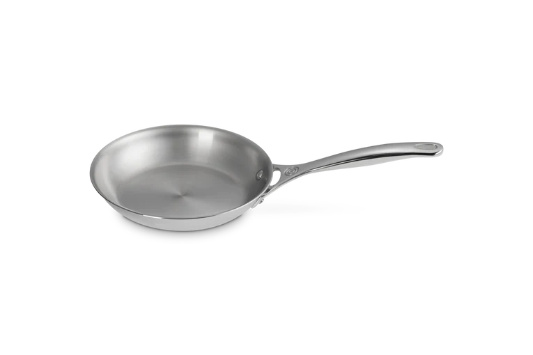 Le Creuset Signature Uncoated Shallow Frying Pan - Stainless Steel | 96600220000100