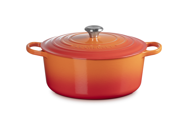 Le Creuset Signature 30cm Cast Iron Round Casserole - Volcanic | 21177300902430