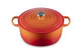 Le Creuset Signature 30cm Cast Iron Round Casserole - Volcanic | 21177300902430