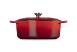 Le Creuset Signature 31cm Cast Iron Oval Casserole - Cerise | 21178310602430