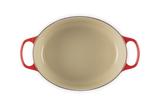 Le Creuset Signature 31cm Cast Iron Oval Casserole - Cerise | 21178310602430