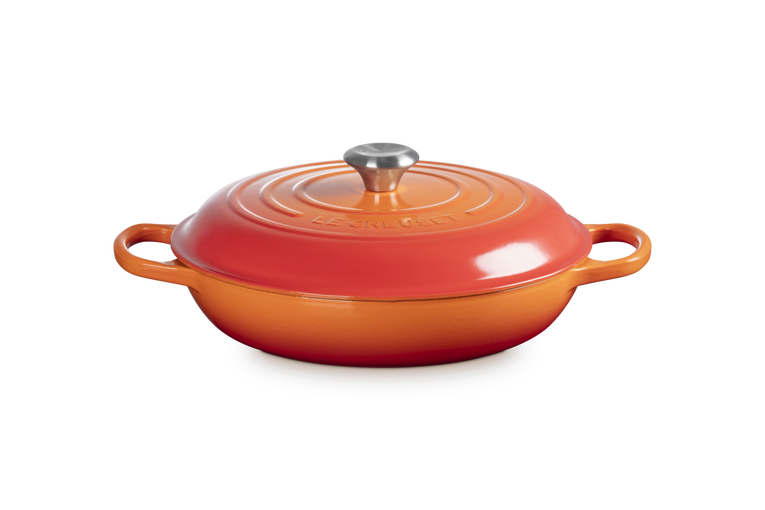 Le Creuset Signature 30cm Cast Iron Shallow Casserole - Volcanic | 21180300902430