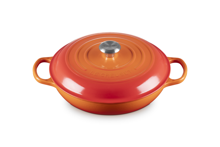 Le Creuset Signature 30cm Cast Iron Shallow Casserole - Volcanic | 21180300902430