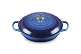 Le Creuset Signature 30cm Cast Iron Shallow Casserole - Azure | 21180302202430