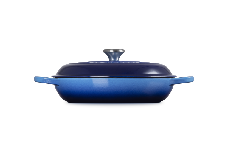 Le Creuset Signature 30cm Cast Iron Shallow Casserole - Azure | 21180302202430