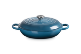 Le Creuset Signature 30cm Cast Iron Shallow Casserole - Deep Teal | 21180306422430