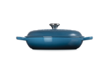 Le Creuset Signature 30cm Cast Iron Shallow Casserole - Deep Teal | 21180306422430