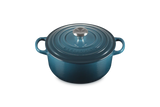 Le Creuset Signature 20cm Cast Iron Round Casserole - Deep Teal | 21177206422430