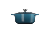 Le Creuset Signature 20cm Cast Iron Round Casserole - Deep Teal | 21177206422430