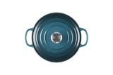 Le Creuset Signature 20cm Cast Iron Round Casserole - Deep Teal | 21177206422430