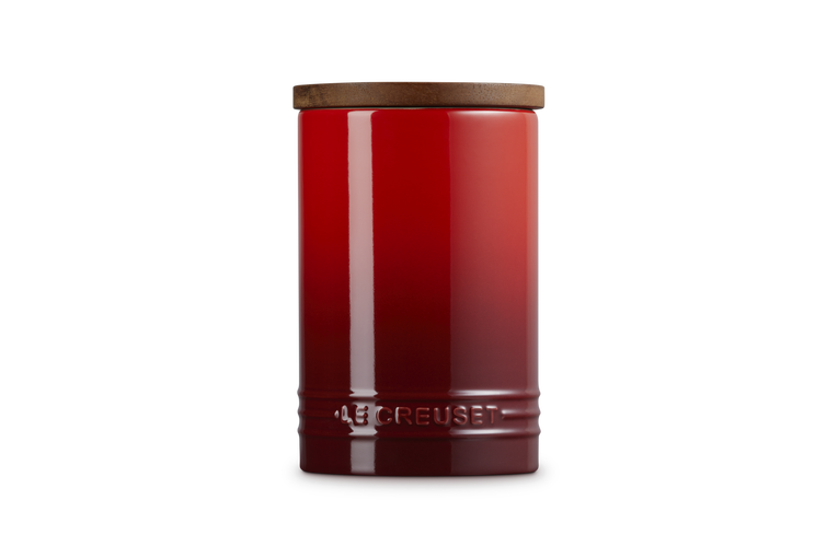 Le Creuset 770ml Stoneware Signature Storage Jar  - Cerise | 70819770600099