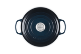 Le Creuset Signature 24cm Cast Iron Round Casserole - Nuit | 21177241294475