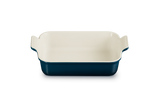 Le Creuset 26cm Stoneware Heritage Rectangular Dish - Nuit | 71102261290001