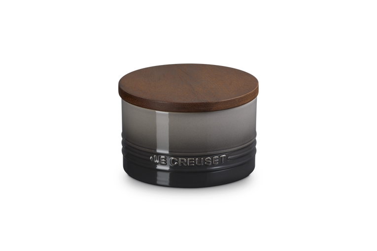 Le Creuset 470ml Stoneware Signature Storage Jar  - Flint | 70819474440099
