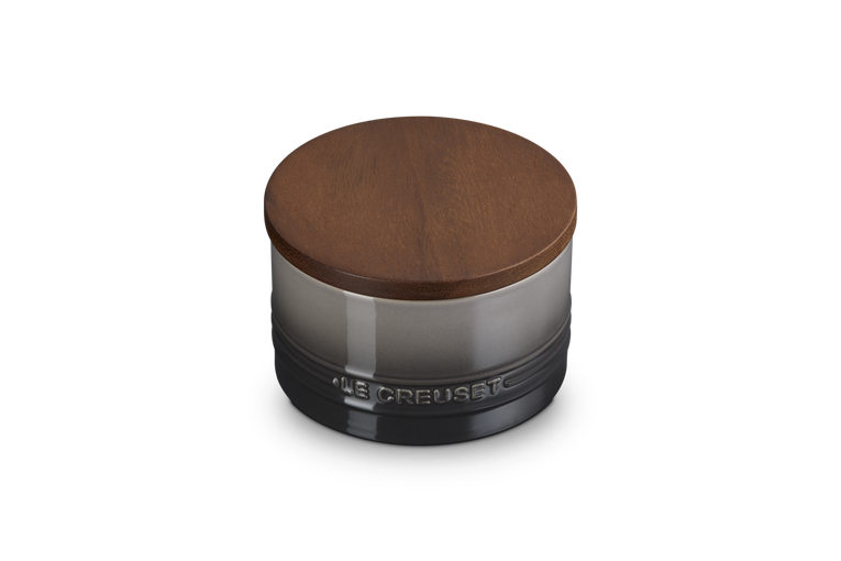 Le Creuset 470ml Stoneware Signature Storage Jar  - Flint | 70819474440099