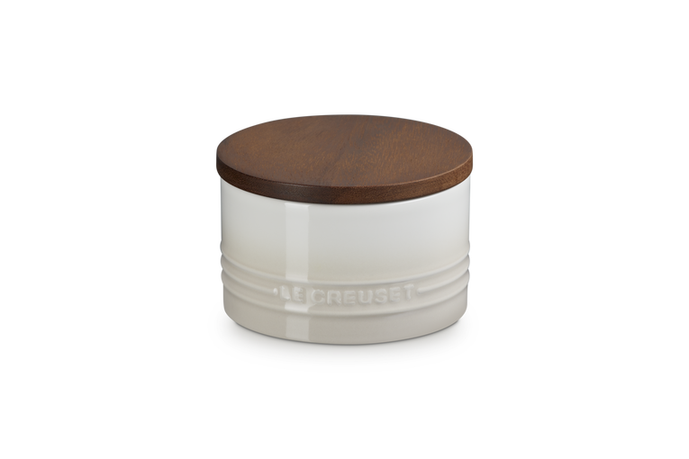 Le Creuset 470ml Stoneware Signature Storage Jar  - Meringue | 70819477160099