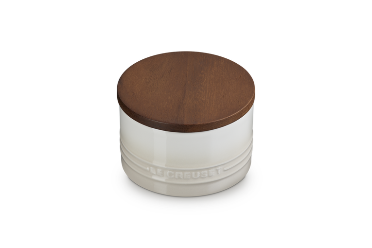 Le Creuset 470ml Stoneware Signature Storage Jar  - Meringue | 70819477160099