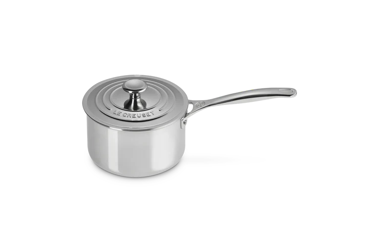 Le Creuset Signature 3-ply 3-piece Saucepan Set - Stainless Steel | 54811000010001